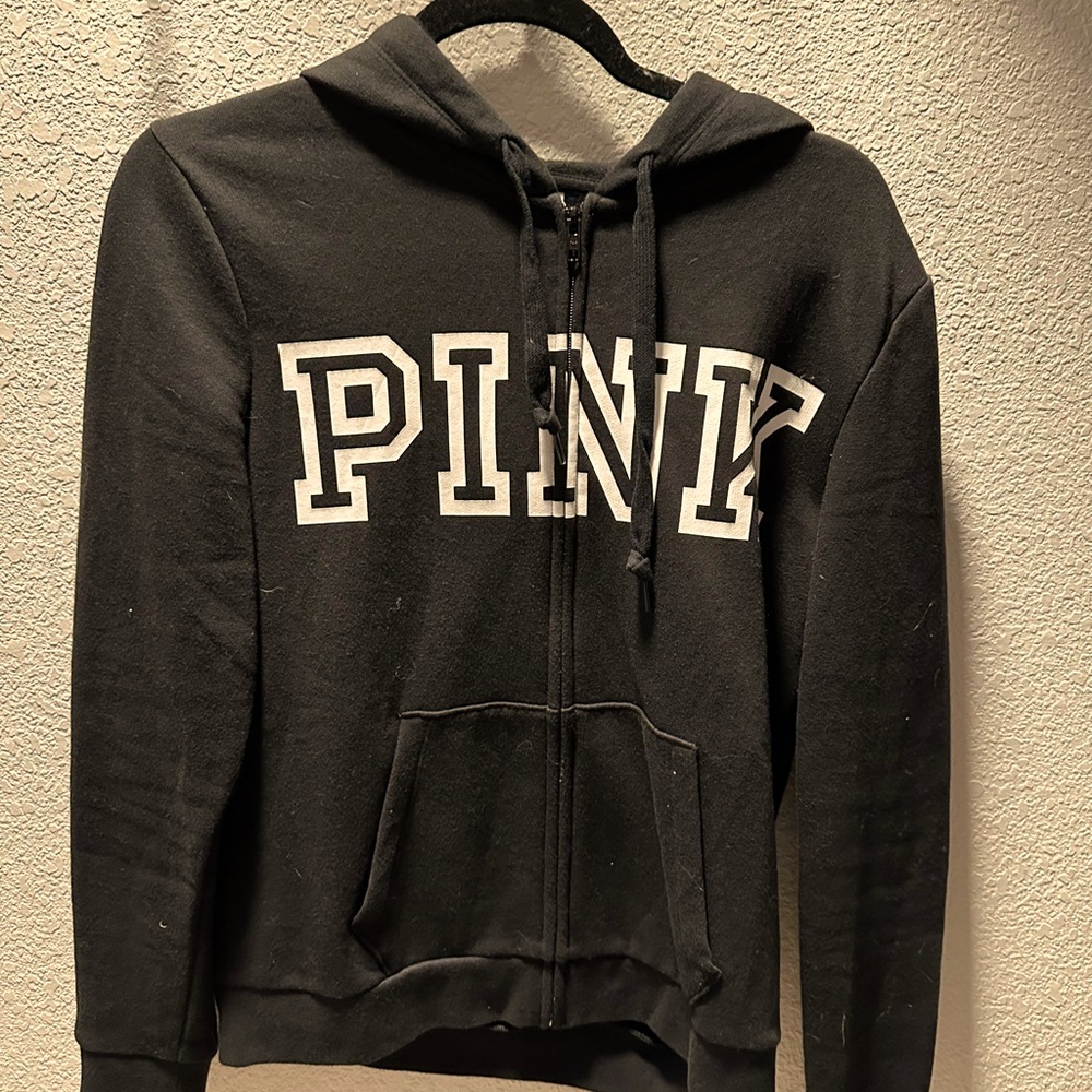 Pink Zip up Hoodie